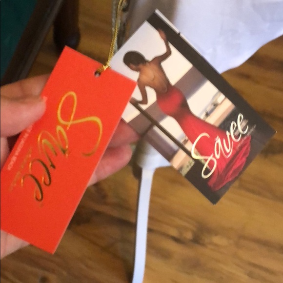 SAVEE COUTURE METAL CHAIN TOP - Picture 3 of 3